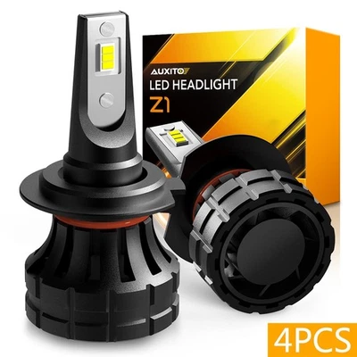 AUXITO H7 LED lâmpada de farol conversão CSP lâmpada de neblina feixe alto baixo 6000K 2 conjuntos - Imagem 1 de 4