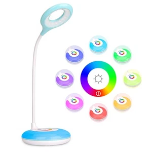 LED Desk Lamp Cordless Rechargeable Battery Operated Table Light Adjustable G... - Picture 1 of 7
