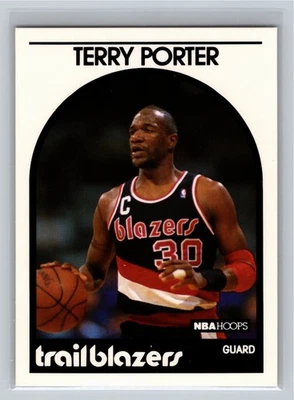 1989-90 NBA Hoops - Terry Porter #105 - Image 1 of 2