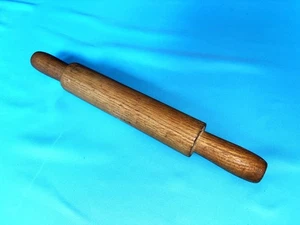 Rodillo vintage primitivo de una pieza maciza de madera de 16" rústico ¡BONITO!! - Imagen 1 de 3