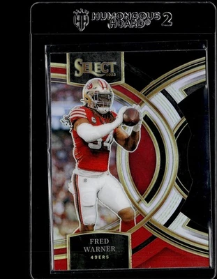 2023 Panini Select Black and Red Prizms Die Cuts #195 Fred Warner - Image 1 of 2