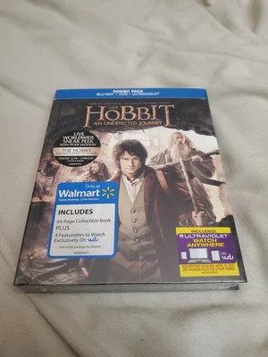 The Hobbit An Unexpected Journey Digibook Blu-ray DVD - Walmart Exclusive - New - Image 1 of 3