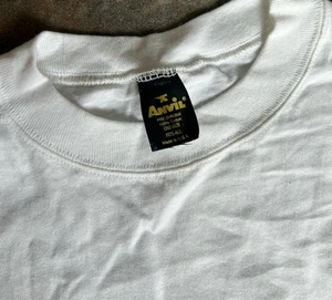 Vintage 70s 80s Anvil Blank Baggy T-Shirt White Size XL OSFA Deadstock - Picture 1 of 3