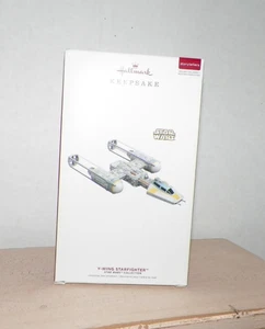 HALLMARK ORNAMENT STAR WARS STORYTELLER Y-WING STARFIGHTER 2019 NUEVO EN CAJA - Imagen 1 de 4