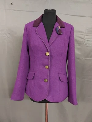 JOE BROWNS purple blazer jacket size 12 - Image 1 of 4