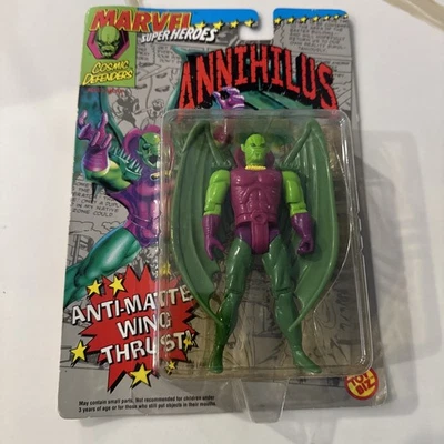 Figura de acción ToyBiz 1992 Annihilus Marvel 5" sin usar, en caja  Foto 1 de 2