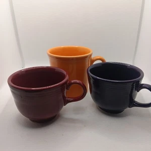 FiestaWare Kaffeetassen Tassen Ringgriff Homer Laughlin HLC USA 3er Set - Bild 1 von 3