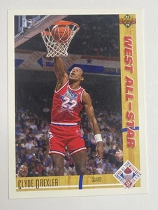 1991-92 Upper Deck All-Star #53 Clyde Drexler Portland Trailblazers UD 🏀🔥 - Foto 1 di 2