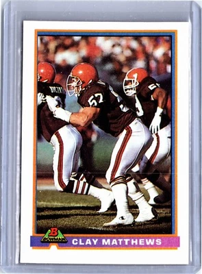 2098 - 1991 Bowman #95 Clay Matthews - Image 1 of 2