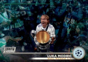 2022-23 Topps Stadium Club Chrome Luka Modric Green Refractor #D/225 Real Madrid - Bild 1 von 2