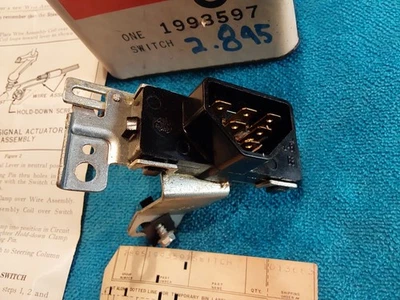 Nuevo de Lote Antiguo GM 1963-66 OLDS DELTA 88 STARFIRE OLDSMOBILE 98 INTERRUPTOR DE INTERMITENTE CON INCLINACIÓN WH Foto 1 de 4