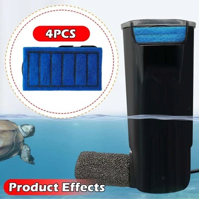 4Pcs Turtle Tank Filter Cartridges Directly Replace Filter Elements - Image 1 of 4