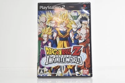 RARE PlayStation 2 PS2 games NEW sealed Dragon Ball Z Infinite World 2008 Japan - Image 1 of 4