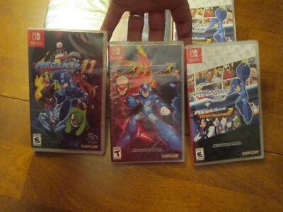 Mega Man X Legacy Collection 1 + 2  & 11 Nintendo Switch LOT SET 3 GAMES NEW - Image 1 of 4