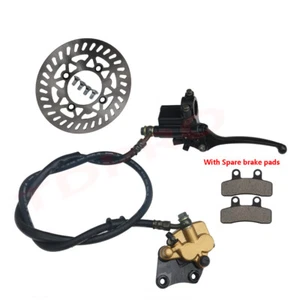 Front Disc Brake Caliper Cylinder Pad Mini Dirt Pit Bike Razor Trail Apollo 125 - Picture 1 of 12