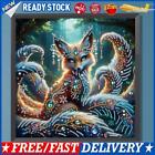 5D DIY Partial Special Shaped Nine-Tailed Fox Drill Diamond Painting Art 30x30cm