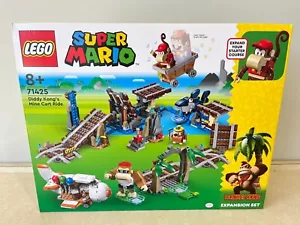 LEGO Super Mario 71425 Diddy Kong's Mine Cart Ride Expansion Set Toy New In Box - Picture 1 of 11