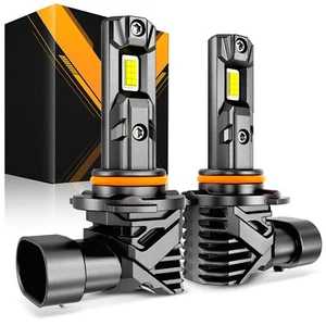 AUXBEAM Canbus 9005 LED Headlight High Beam White For Subaru Outback 2003 - 2010 - Picture 1 of 12