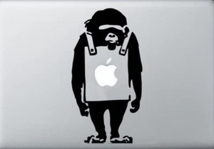 Monkey Vinyl Decal Sticker For MacBook Air Pro Mac 11" 13" 15"  & Car - Picture 1 of 1