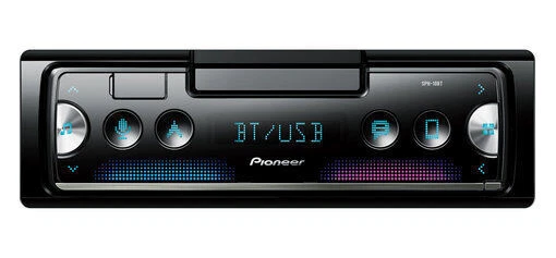 Pioneer SPH-10BT 1-DIN 4x50W 4-Kanäle Auto Media-Receiver - Schwarz/Silber