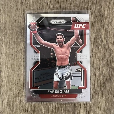 Fares Ziam Rookie RC 2022 Panini Prizm UFC Card #143 - Image 1 of 2