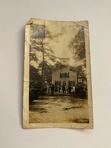 OE15) 1940s African American Church Congregation After Service Photo - Picture 1 of 2