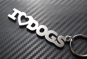 Llavero llavero I LOVE DOGS amante de perros - Imagen 1 de 1