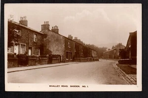 Sabden, Whalley Road - north west of Burnley - real photographic postcard - Imagen 1 de 1