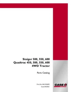 CASE IH 450,500,550,600 QUADTRAC & STEIGER 500.550,600 4WD TRACTOR TIER 4 PARTS - Picture 1 of 1