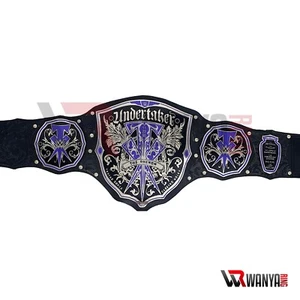 Undertaker The Phenom Champion Belt Replica Adult Size 2mm Brass Plate - Picture 1 of 21