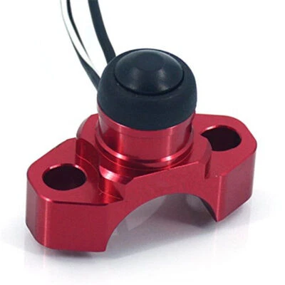 CNC Universal Motorcycle Engine Stop Start Kill Switch Button Dirt Pit Bike Quad - Image 1 of 4