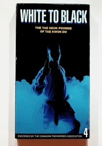 Tae Kwon Do Tae Geuk Poomse White To Black 4 VHS Video Tape - Picture 1 of 5