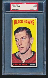 1964 Topps CHICO MAKI #73 Short Print PSA 7 - Picture 1 of 2