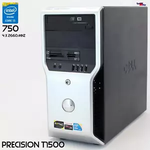 PC COMPUTER DELL PRECISION T1500 CORE i5-750 4GB 120GB SSD WIN 10 NVIDIA QUADRO - Bild 1 von 5