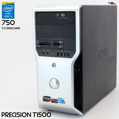 PC Computer Dell Precision T1500 Core I5-750 4GB 120GB SSD Win 10 NVIDIA QUADRO - Image 1 of 4