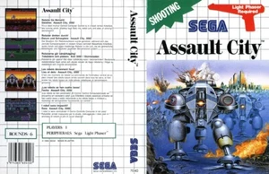 - Assault City Pal Master System Box Art Case Insert Cover Only - Bild 1 von 1