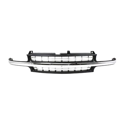Front Grille Plastic Fits Chevrolet Silverado 1500 1999-2002 15764313 GM1200424 - Image 1 of 4