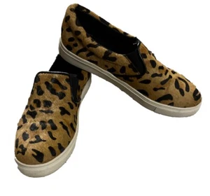Steve Madden Schuhe Damen Mode Turnschuhe Braun Leopardenmuster Größe 7 - Bild 1 von 6