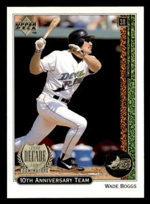 Wade Boggs 1999 Upper Deck  Card #X15 Tampa Bay Devil Rays - Image 1 of 2