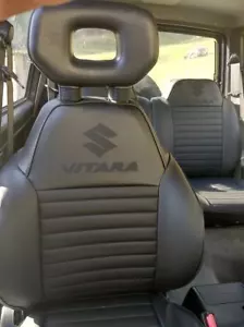 FODERE SEDILI AUTO ASIAM SU MISURA SUZUKI VITARA 3 PORTE 1989/2003 Similp. Nero - Imagen 1 de 3