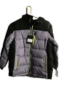 Abrigo acolchado con capucha ZeroXposur Mid Heather talla 8 para niños nuevo con etiquetas precio de venta sugerido por el fabricante 80 USD - Imagen 1 de 9