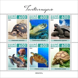 GUINEA BISSAU 2024 TURTLES SHEET(6)   MINT NH - Picture 1 of 1