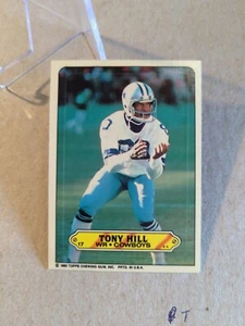 1983 TOPPS  Sticker Tony Hill Cowboys  - Picture 1 of 3