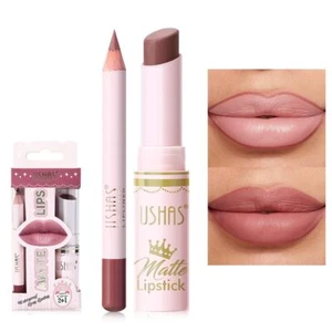 Lipstick and Lip Liner Combo Set 2 in 1 Waterproof Lipstick for Women Lip lin... - Picture 1 of 6