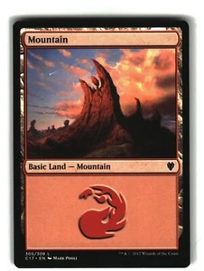 MOUNTAIN (305) Commander 2017 #305 C17(LP)(MTG) - Picture 1 of 1