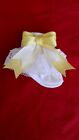 Baby Girls White Ankle Socks With Lace And White Bows Size 12 18 Months New