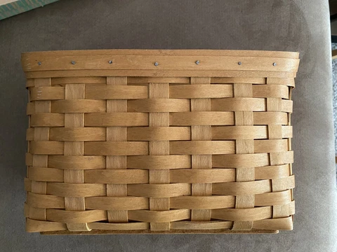 Longaberger Magazine Newspaper Slant Basket  2005 Cover