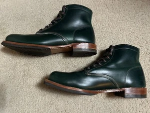 Wolverine 1000 Mile Evans Men's sz 13 D Green Leather Boots - Picture 1 of 17