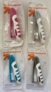 4 - Up & Up™ at Target Travel Toothbrushes Microban Technology Mixed Colors Soft