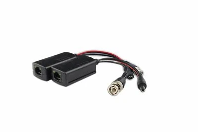 HD SDI CVI TVI AHD Video Balun Coax BNC to UTP Monitor DVR CCTV Camera CAT5 - Image 1 of 3
